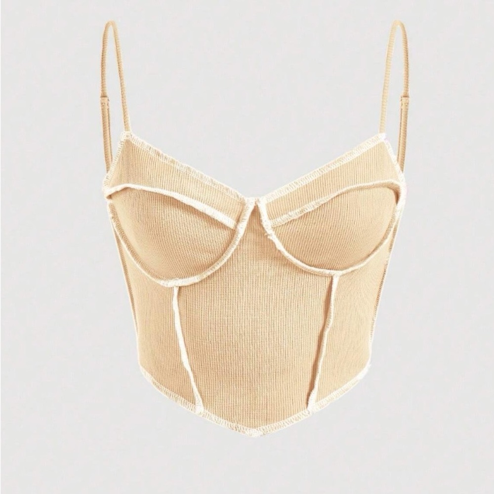 NWT SHEIN Solid Bustier Cami Top